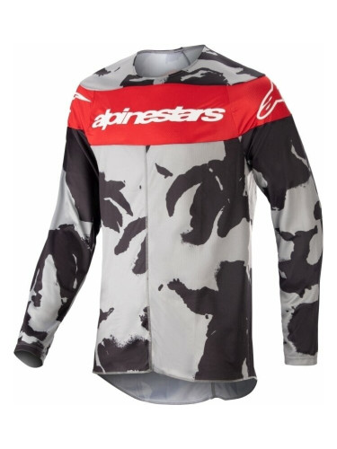 Alpinestars Racer Tactical Jersey Gray/Camo/Mars Red S Мотокрос фланелки