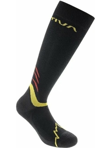 La Sportiva Winter Socks Black/Yellow S Чорапи