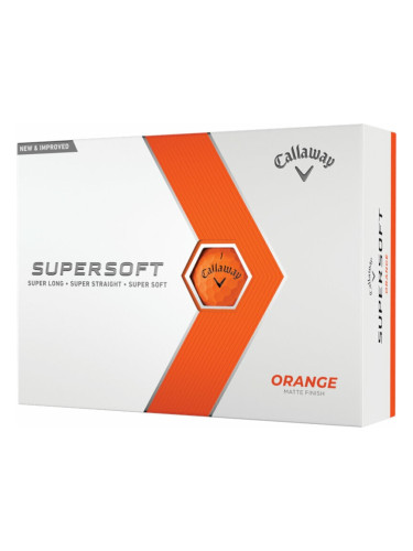 Callaway Supersoft 2023 Orange Нова топка за голф