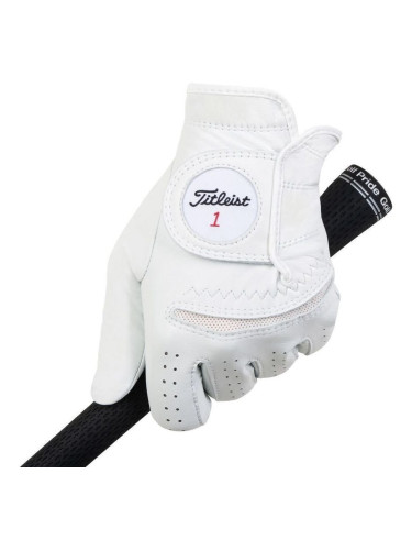 Titleist Permasoft Mens Golf Glove 2020 Left Hand for Right Handed Golfers White L