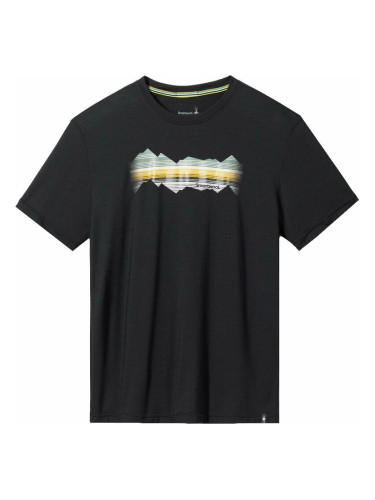 Smartwool Mountain Horizon Graphic Short Sleeve Tee Black S Тениска