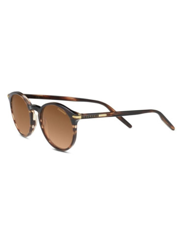Serengeti Leonora Shiny Striped Brown/Polarized Drivers Gradient Lifestyle cлънчеви очила