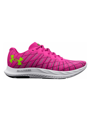 Under Armour Women's UA Charged Breeze 2 Running Shoes Rebel Pink/Black/Lime Surge 36,5 Road маратонки