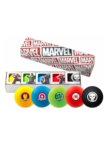 Volvik Vivid Marvel 2.0 5 Pack Golf Balls Marvel Нова топка за голф