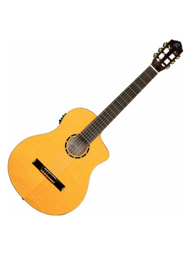 Ortega RCE170F 4/4 Stain Yellow Класическа китара с предусилвател