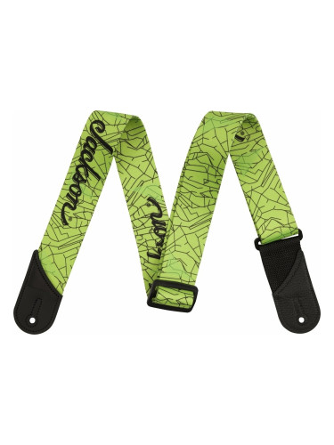 Jackson Cracked Mirror Strap Колан за китара Green