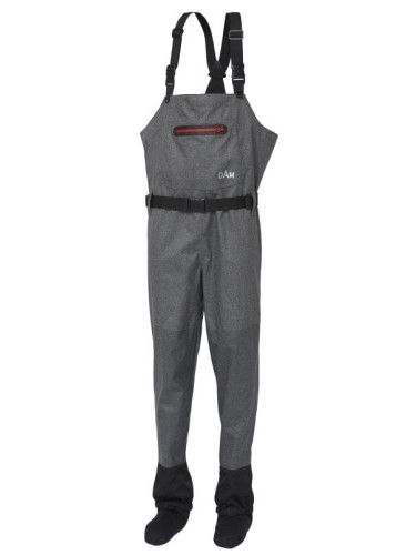 DAM Comfortzone Breathable Chest Wader Stockingfoot Grey/Black 40-41-M Гащеризон за риболов