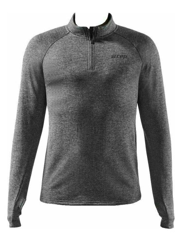 CEP W0139 Winter Run Shirt Men Black Melange XL Суичър за бягане