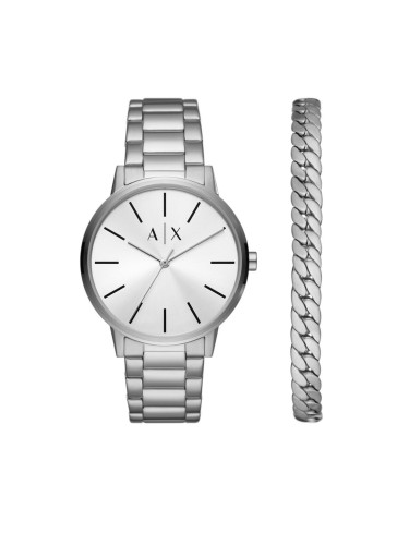 Часовник Armani Exchange Cayde AX7138SET Сребрист