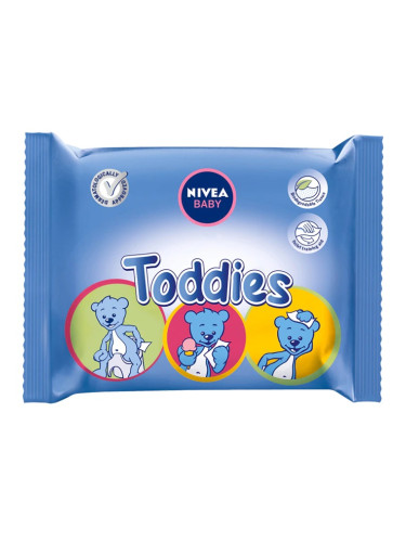 NIVEA Baby Кърпички Toddies - пакет Почистващи кърпички унисекс  