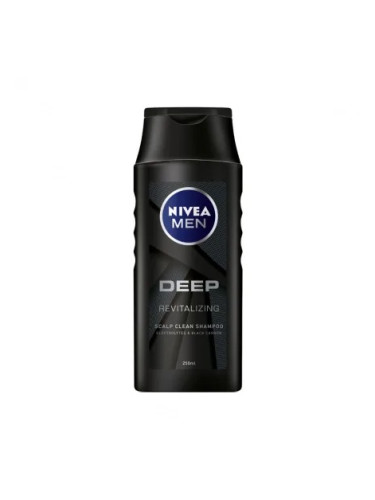 NIVEA Men Deep Шампоан за мъже Шампоан за коса мъжки 250ml