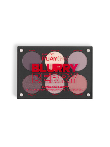 INGLOT Playinn Blurry Berry Eye Shadow Palette Сенки палитра  8gr