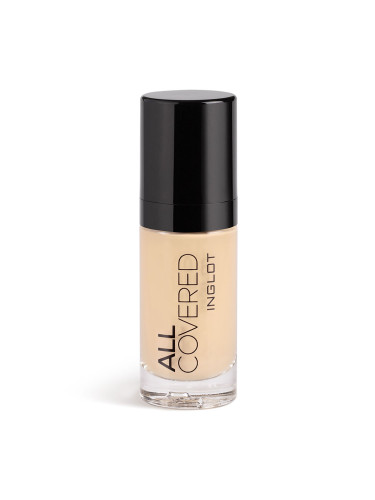 INGLOT All Covered Face Foundation Фон дьо тен флуид  30ml