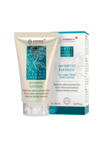 EVENSWISS® Shampoo Everyday - Swiss Herbs Therapy Шампоан за коса дамски 150ml