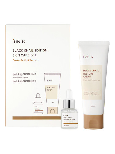 КОМПЛЕКТ iUnik Black Snail Edition Skincare Set Комплект дамски 75ml