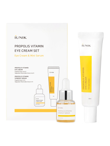 КОМПЛЕКТ iUnik Propolis Vitamin Eye Cream Set Комплект дамски 45ml