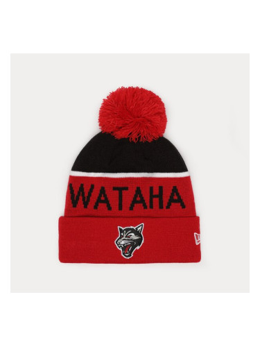 New Era Шапка Knit Red Wataha Zielona Góra Wataha Zielona Gó мъжки Аксесоари Зимни шапки 12489433 Червен