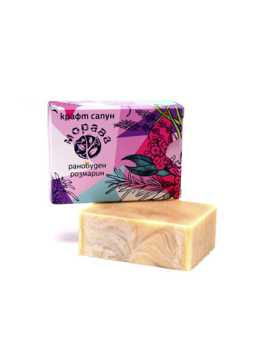 MORAVA® Craft Soap Rise And Shine Rosemary Сапун унисекс 100gr