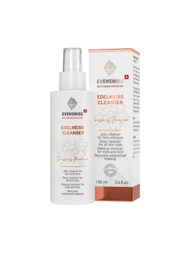 EVENSWISS®  Edelweiss Cleanser Почистващ гел унисекс 100ml