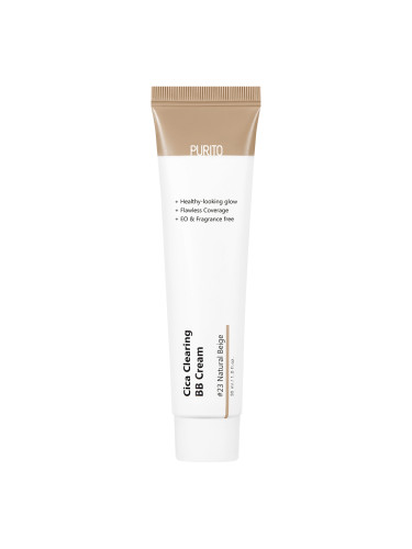 PURITO Cica Clearing BB Cream 23 natural beige Оцветен крем дамски 30ml