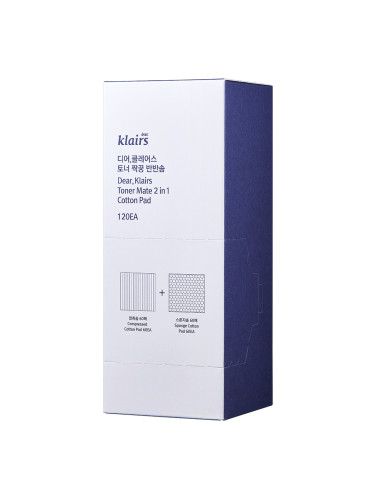 KLAIRS Toner Mate 2 in 1 Cotton Pad Тоник дамски 30ml