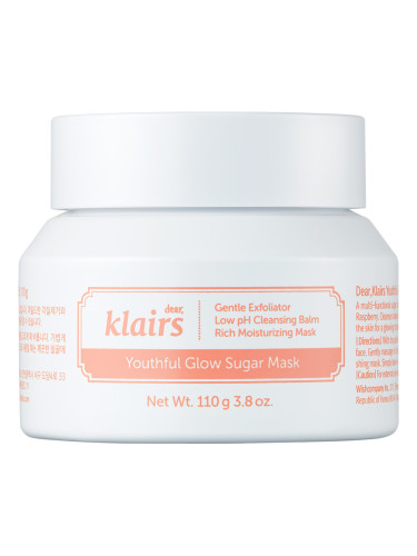 KLAIRS Youthful Glow Sugar Mask Ексфолиант за лице дамски 110gr