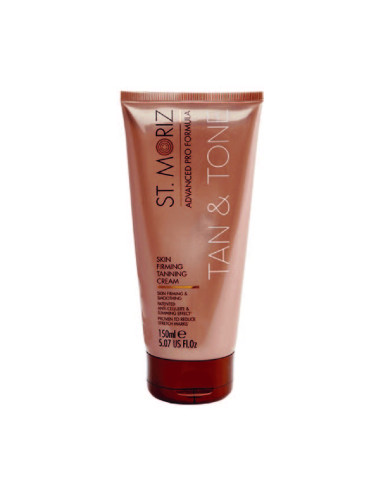ST MORIZ Advanced Tan & Tone Skin Firming Tanning Cream  Автобронзант унисекс 150ml