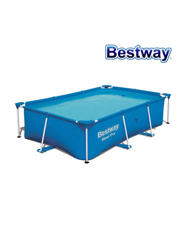 Басейн с конструкция, сглобяем, 259x170x61см, Bestway 56403 Steel Splash Jr. Frame Pro