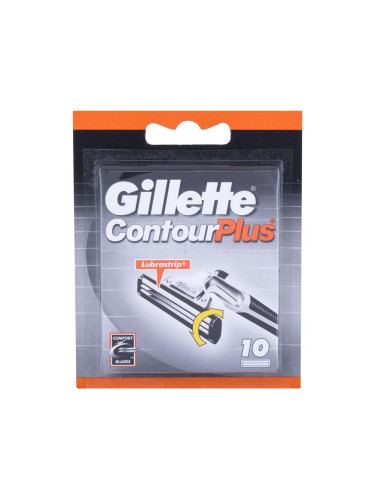 Gillette Contour Plus Резервни ножчета за мъже 10 бр