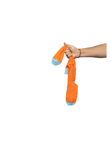 Свързани чорапи iSocks Classic, оранжево и синьо