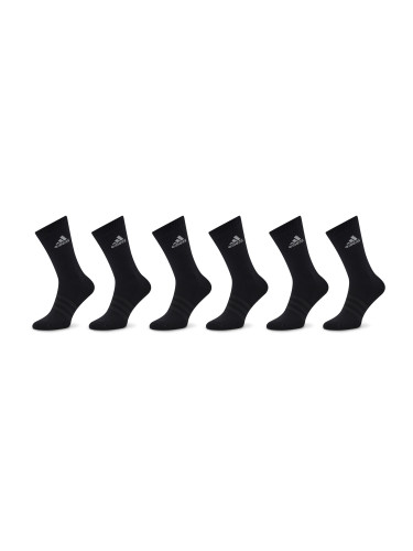 Дълги чорапи unisex adidas Cushioned Sportswear Crew Socks 6 Pairs IC1316 Черен