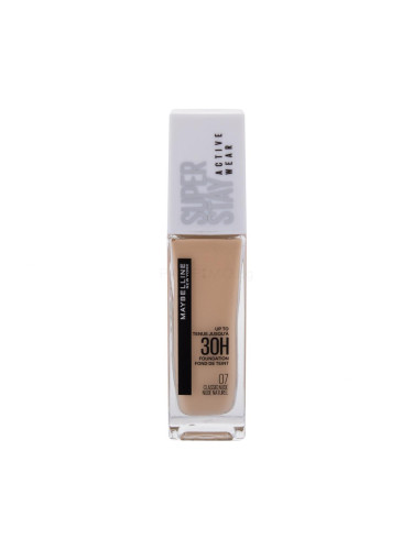 Maybelline Superstay Active Wear 30H Фон дьо тен за жени 30 ml Нюанс 07 Classic Nude