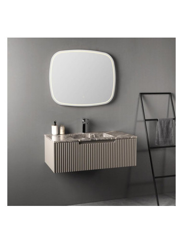 Шкаф за баня с Умивалник RIGATO PLUS GREY EC865-12