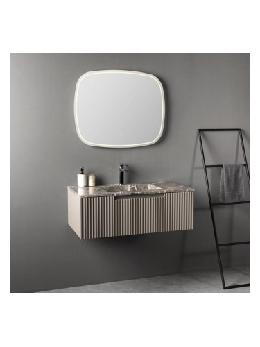 Шкаф за баня с Умивалник RIGATO GREY EC865-9