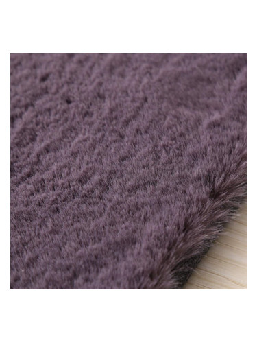 Килим с имитация на заешка кожа I rabbit purple grey