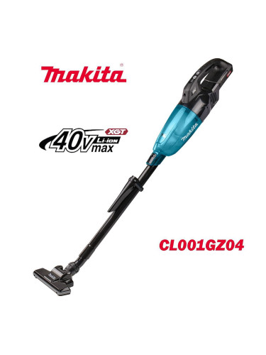 Прахосмукачка акумулаторна безчеткова Makita CL001GZ04, 40V, XGT, 0.73 л., 21 kPa