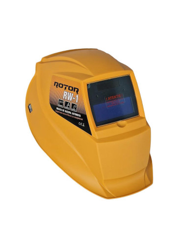 Заваръчен фотосоларен шлем ROTOR RW-1, DIN 4/11, автоматично затъмняване