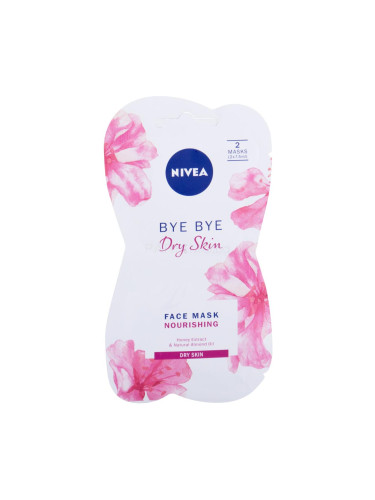 Nivea Bye Bye Dry Skin Маска за лице за жени 15 ml