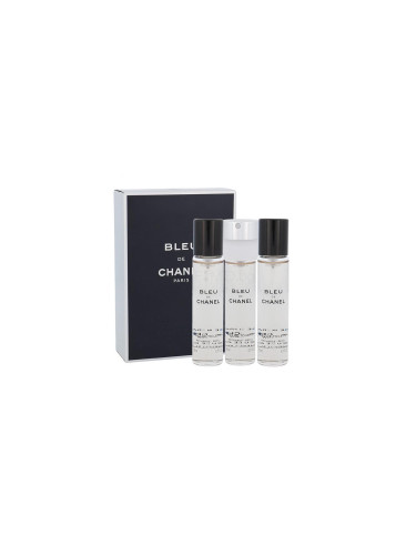 Chanel Bleu de Chanel Eau de Toilette за мъже Пълнител 3x20 ml