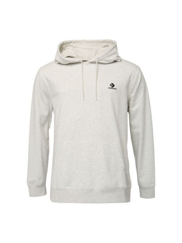 Converse STANDARD FIT LEFT CHEST STAR CHEV EMB HOODIE FT Мъжки суичър, сиво, размер