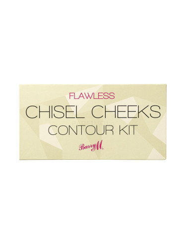 Barry M Flawless Chisel Cheeks Contour Kit Пудра за жени 2,5 гр Нюанс Light - Medium