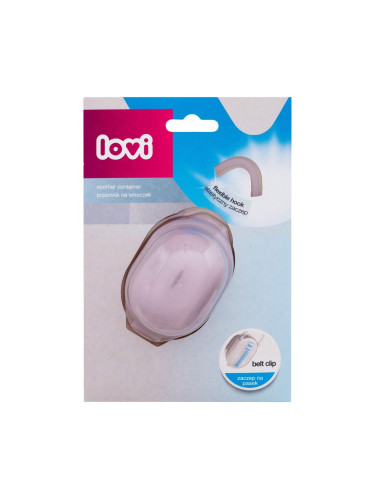 LOVI Soother Container Pink Калъф за биберон за деца 1 бр