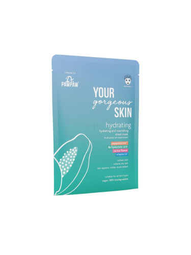 Dr. PAWPAW Your Gorgeous Skin Hydrating Sheet Mask Маска за лице за жени 25 ml