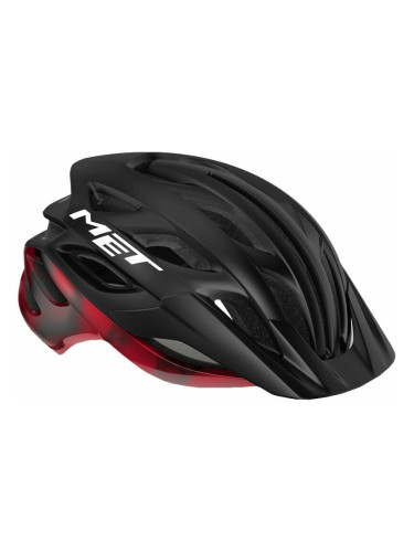 MET Veleno MIPS Red Black/Matt Glossy S (52-56 cm) Каска за велосипед