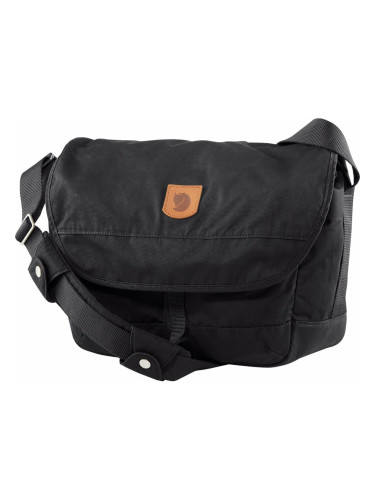 Fjällräven Greenland Shoulder Medium Black Куриерска чанта