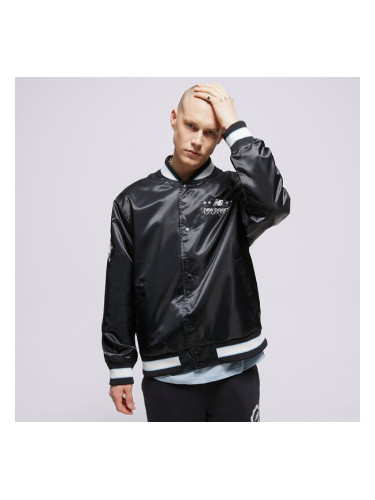 New Balance Яке Hoops Woven Jacket мъжки Дрехи Пролетно-есенни якета MJ31580BK Черен