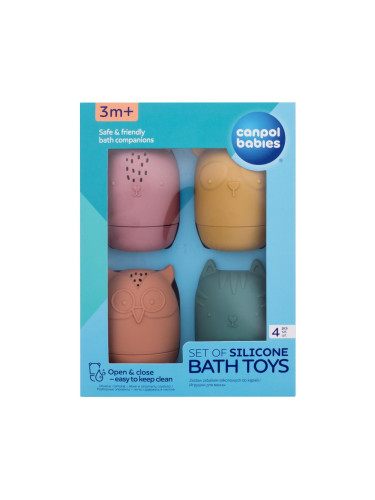 Canpol babies Silicone Bath Toys Играчка за деца Комплект