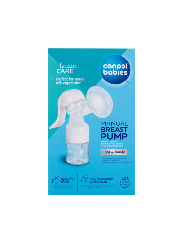 Canpol babies Basic Care Manual Breast Pump Помпа за кърма за жени 1 бр