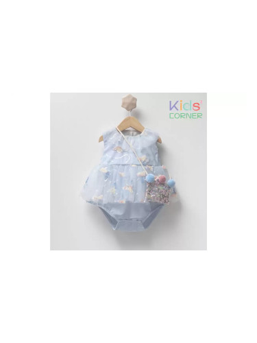 Лятна бебешка боди рокля Butterflies