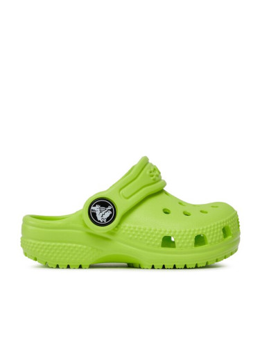 Crocs Чехли Classic Kids Clog T Limeade 206990 Зелен